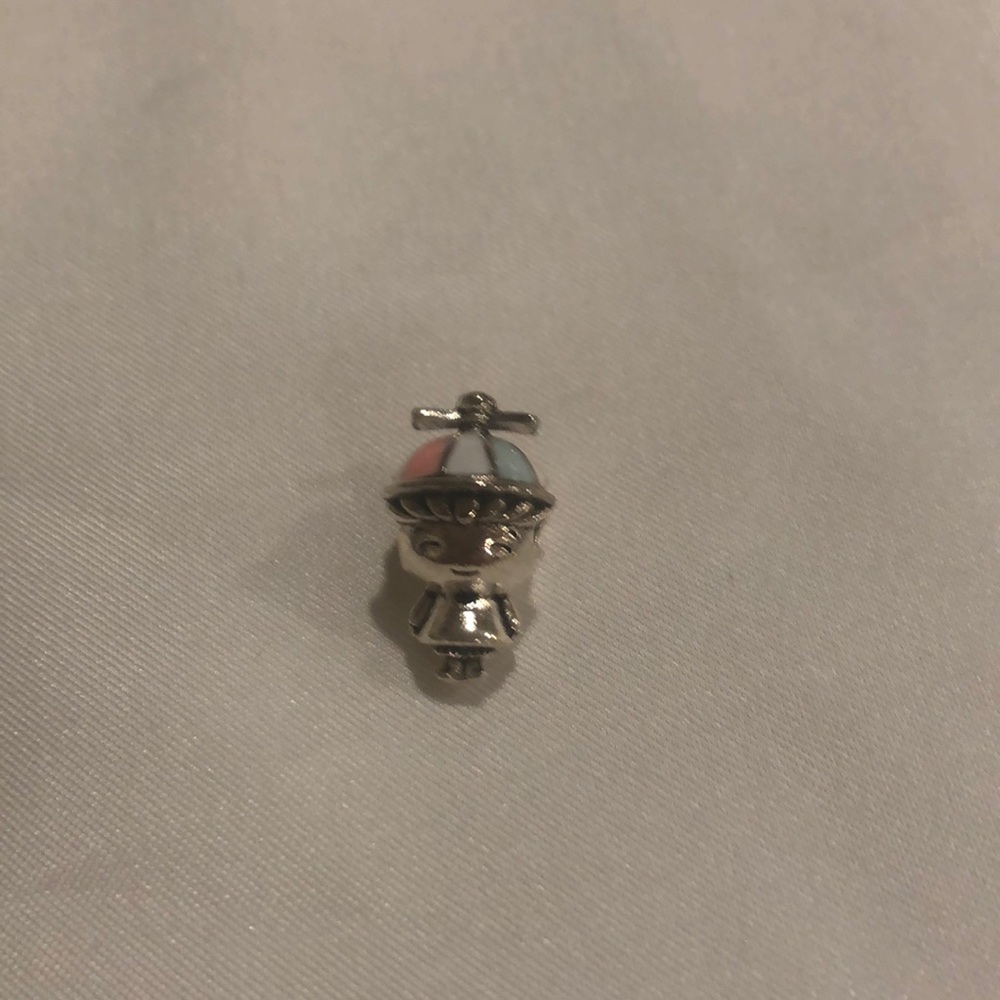Airplane Boy Charm